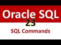 Oracle SQL Developer Tutorial For Beginners 23 - SQL Commands Classification