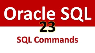 Oracle SQL Developer Tutorial For Beginners 23 - SQL Commands Classification