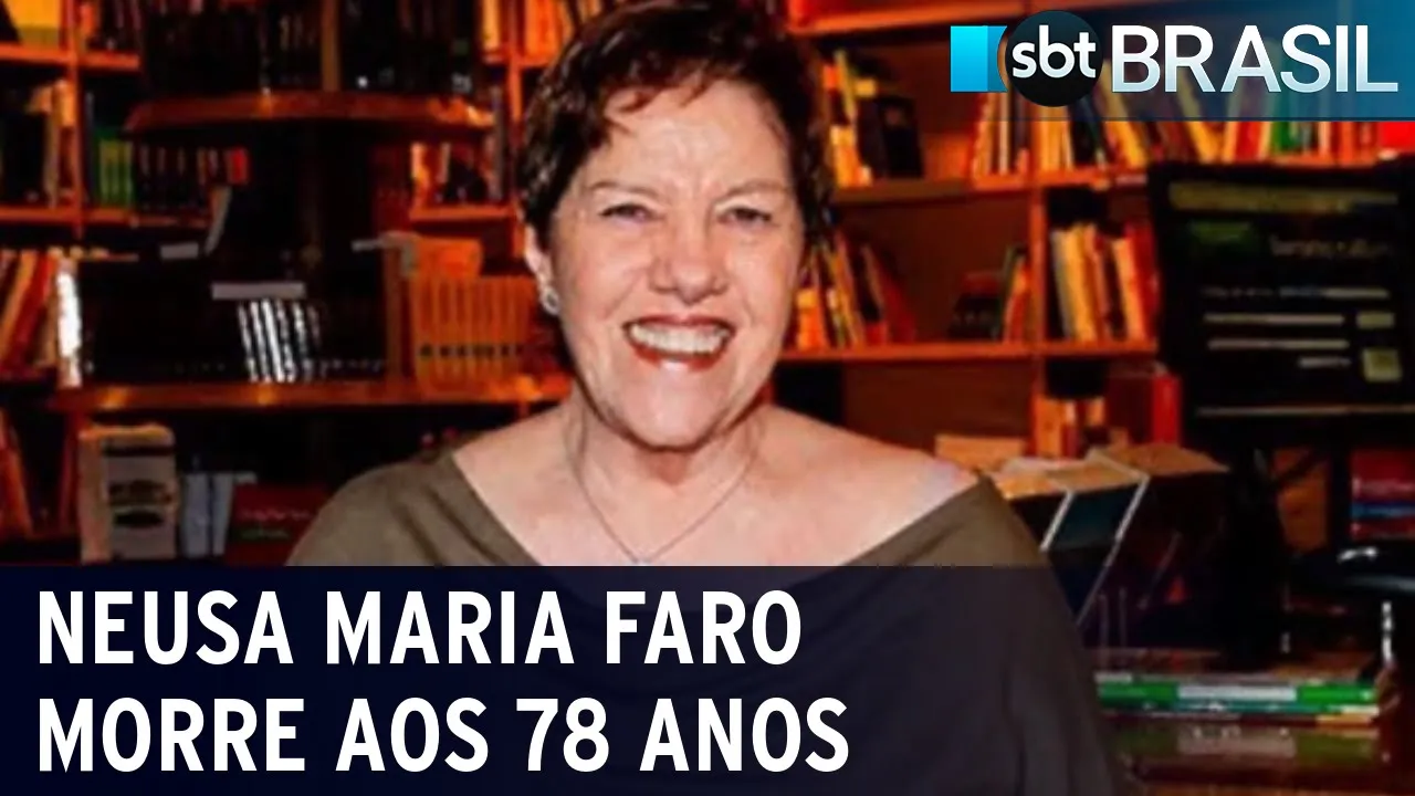 Neusa Maria faro morre aos 78 anos | SBT Brasil (08/07/23)