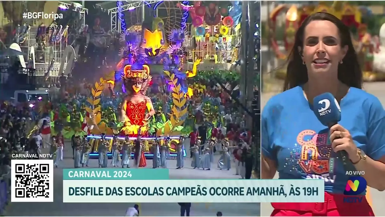 Carnaval 2024: Desfile das Escolas Campeãs promete emoção e beleza