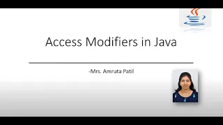 Java Access Modifiers Securing Your Code with Demo