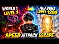 1 SPEED JETPACK ESCAPE WORLD - Roblox