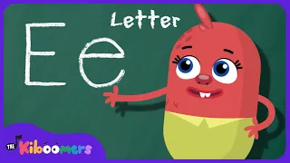 Letter E Song - THE KIBOOMERS Preschool Phonics Sounds
