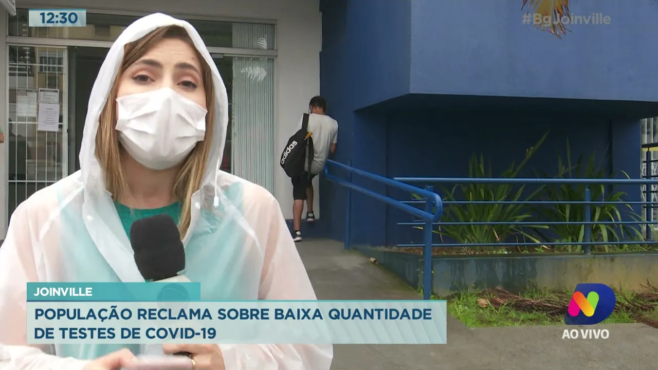 População de Joinville reclama sobre baixa quantidade de testes de Covid-19