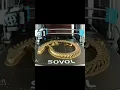 Fascinating Gold Articulated Dragon 3D Print Timelapse