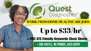 Quest Diagnostics is HIRING Get Paid up to Best Work from Home Jobs Minimal Experience