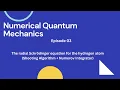 Numerical Quantum Mechanics Radial Equ of Hydrogen Atom Shooting Numerov Python script