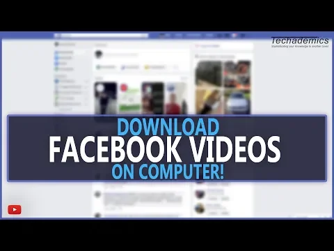 Download MP3 How To Download Facebook Videos To Your Computer | NO SOFTWARE