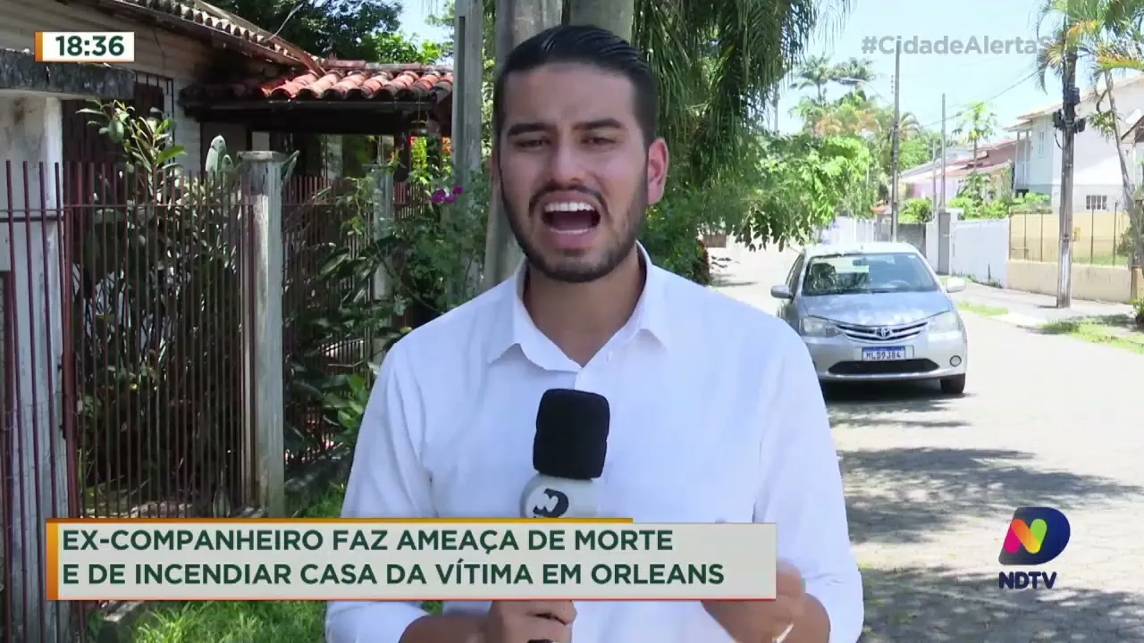 Ex-companheiro faz ameaça de morte e de incendiar casa da vítima em Orleans