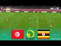TUNISIA vs UGANDA Live | Africa Cup of Nations 2025 | 23/12/2025 | Simulation PES 2021 Gameplay