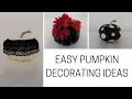 Easy Pumpkin Decorating Ideas