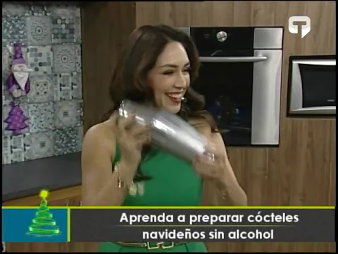 Aprenda a prepara cócteñes navideños sin alcohol