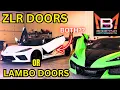 Behind the Scenes at Bokeyno Motorsports - Installing ZLR LAMBO doors on my C8