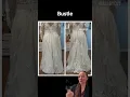 Lagu Bustle on wedding dress