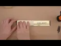 How I made a sliding door sign Occupied Vacant