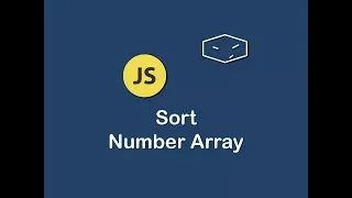 sort number array in javascript