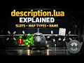 DCS Livery description lua Explained Slots Map Types true vs false