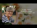 Elizabeth Cooper Celebration of Life