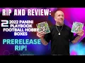PREDROP RIP AND REVIEW PANINI PLAYBOOK NFL THE PRODUCT THAT GOT ME BACK IN THE HOBBY