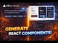 v0 by Vercel Describe Your UI Get React Code Instantly