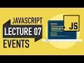 07 - HTML Event Attributes