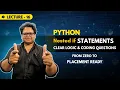 Nested If in Python with Coding Questions Chapter 7 Zero to Placement