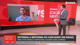 Globonews: Daniel Douek, assessor da especial do IBI, fala sobre Israel