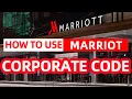 How To Use Marriott Corporate Codes To Book Hotel More Cheaply Get HUGE SECRET With Travel Hack