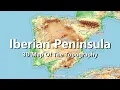 3D Map Of The Topography Of The Iberian Peninsula