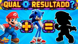 Jogos e Enigmas SONIC e Mario 😱1% Consegue Acertar Esses Desafios Insanos