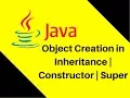 8 6 Object Creation in Inheritance Constructor Super