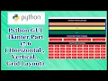 Python GUI Tkinter Tutorial Part 17 6 Horizontal Vertical Grid Layout in Tkinter