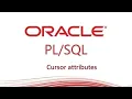 Tutorial Cursor attributes with implicit cursor with example