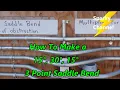 How to Make a 15 30 15 Three Point Saddle Bend