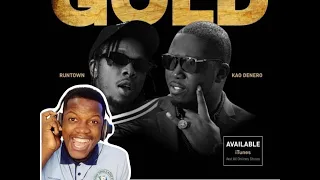 kao denero ft run town green gold video reaction