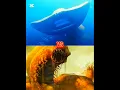 Download Lagu el gran maja vs death worm°giant moray eel°blue whale°jellyfish#shorts#viralvideo#monster#music#the