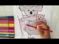 Koalas Coloring Pages For Kids - Koalas Coloring Pages