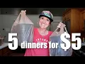 5 DINNERS FIVE Quick Easy Cheap Dinner Recipes Made EASY Frugal Fit Mom