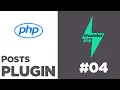 Posts plugin for thunderPHP Framework Create tables Quick programming tutorial