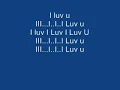Dizzee Rascal - I Luv U Lyrics