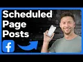How To Check Scheduled Posts On Facebook Page