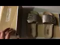 Unboxing Original Michael Kors Eli Elise Slides
