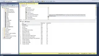 MS SQL tutorial covering basic selects specifying columns and table alias