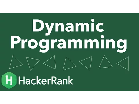 Algorithms: Memoization and Dynamic Programming - YouTube thumbnail