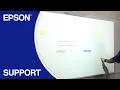 Epson BrightLink EB--770Fi Calibrating the Pens and Touch Unit