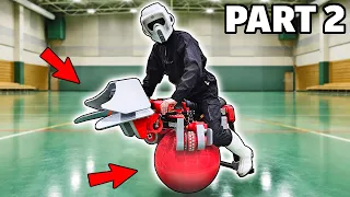 BALANCING ONE-BALL BIKE - Fixing the Steering