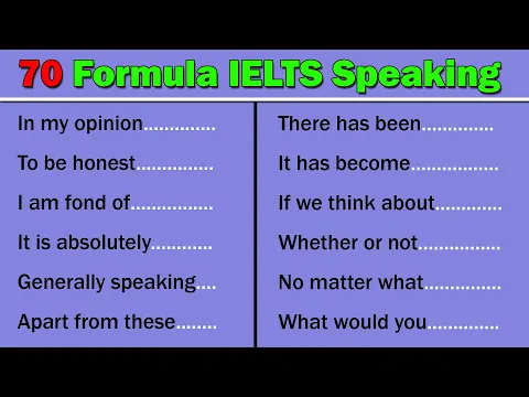 Download MP3 70 Most Commonly Used Sentence Patterns in IELTS Speaking