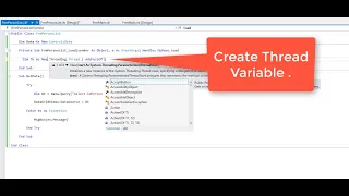 Thread - Get Data With Thread USING VB NET