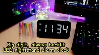 Download USB powered simple LED nightstand alarm clock (must have gadget) MP3