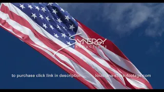 1278 patriotic american flag epic low angle in slow motion stock footage